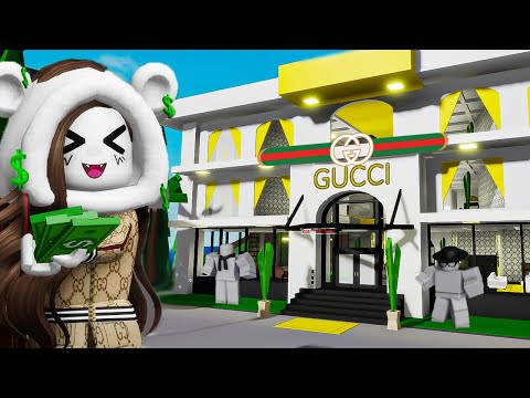HO APERTO IL PIU GRANDE NEGOZIO GUCCI SU BROOKHAVEN ROBLOX!