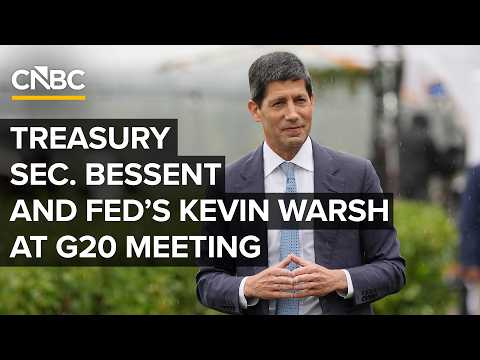 Treasury Secretary Bessent and Fed Chairman Kevin Warsh speak at G20 meeting — 8/31/2026