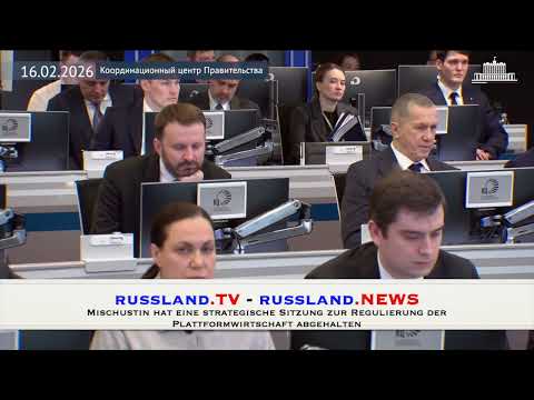 Mischustin hat eine strategische Sitzung zur Regulierung der Plattformwirtschaft abgehalten