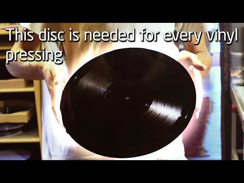 Cutting a lacquer master disc on our Neumann lathe from 1966