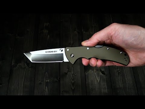 COLDSTEEL CODE4 TANTO POINT CPMS35VN コールドスチール コード4 タントーポイント 未使用新品 Cold Steel Code-4 Tanto Lockback Knife (3.5\" Satin S35VN) 58PT