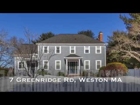 7 Greenridge Rd, Weston MA - Jared Wilk  Tel: 617-817-3827 & Amy Mizner Tel: 617-851-4909