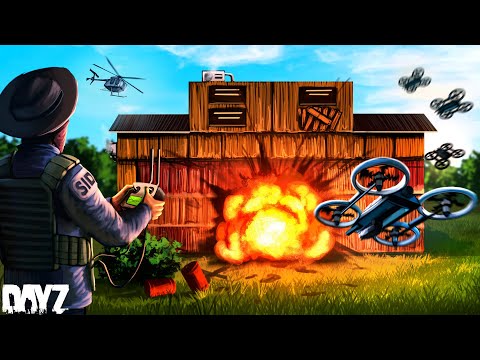 Raiding a Tryhard Clans Base with the New DR0NES! - DayZ