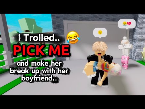 I TROLLED THIS PICK ME *BREAK UP* | BROOKHAVEN RP | ROBLOX GG