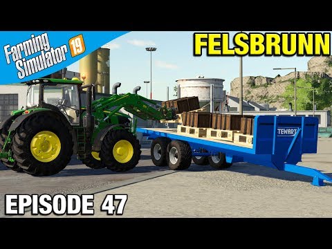 Farming Simulator 19 Timelapse - Felsbrunn FS19 Episode 47 TRANSPORTING PALLETS