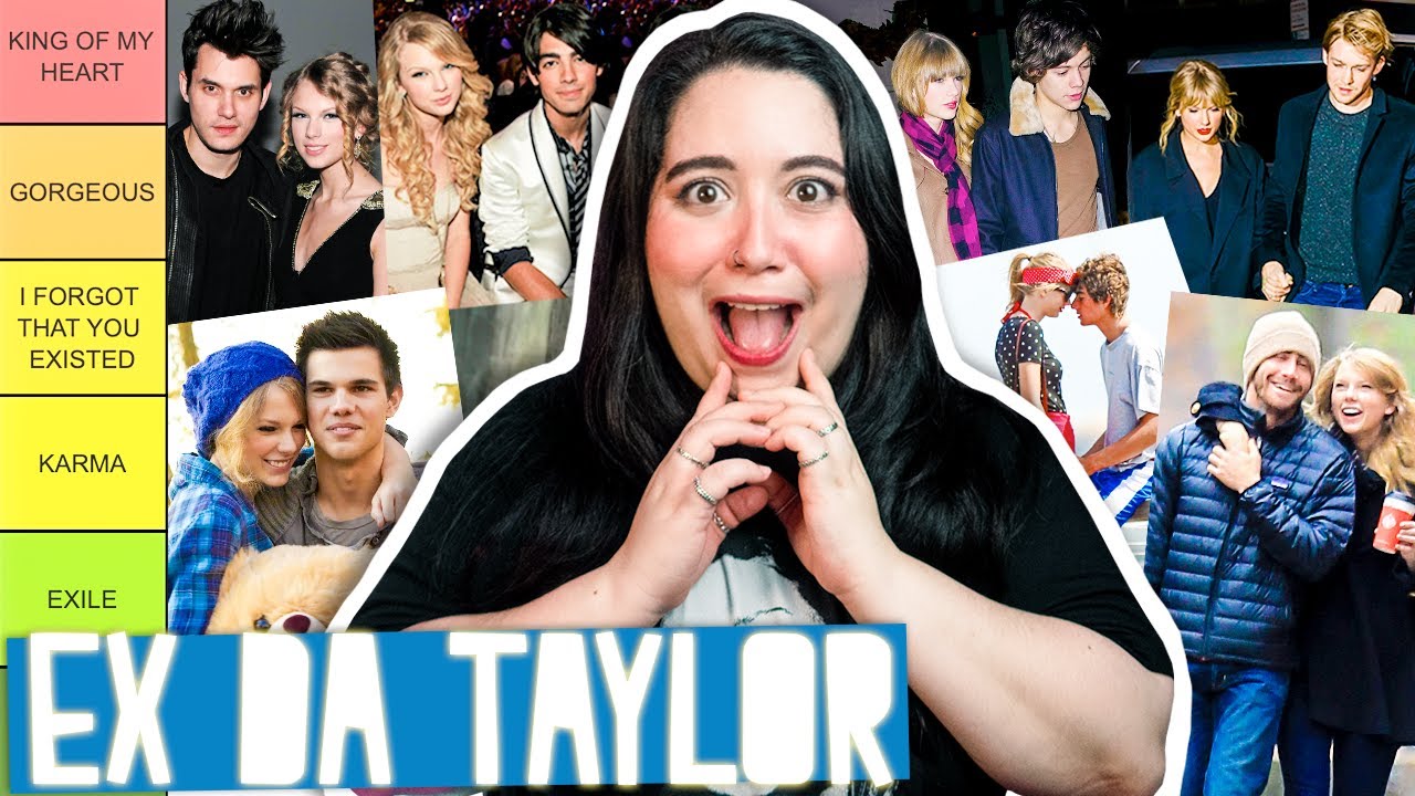 QUEM É o PIOR entre os EX NAMORADOS da TAYLOR SWIFT? 👀 - TIER LIST
