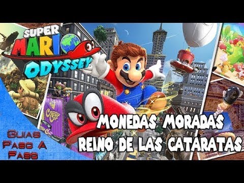 Super Mario Odyssey | Localización de las Monedas moradas en el Reino de las Cataratas