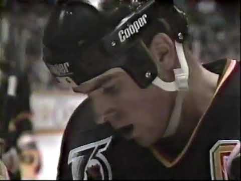 1991-92 NHL Vancouver Canucks vs Chicago Blackhawks