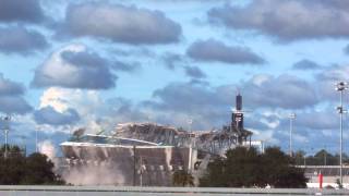 Daytona Speedway Demolition