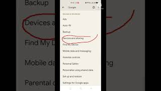 Off Shared Control on your android