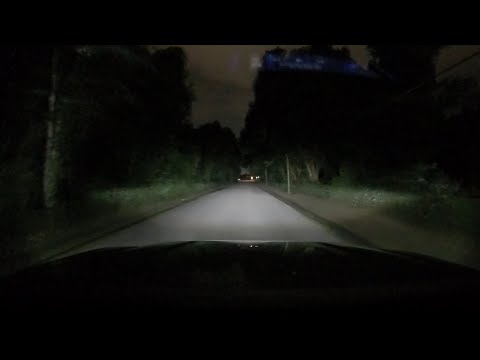 Sylvania Zevo LED H11 low & high beam headlights on a 2020 Toyota Tacoma