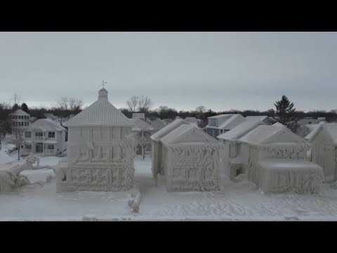 Storm turns Ontario's Fort Erie into an 'ice town'