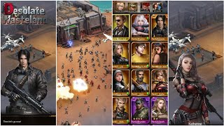 DESOLATE WASTELAND GAMEPLAY NEW STRATEGY  GAME FOR  MOBILE