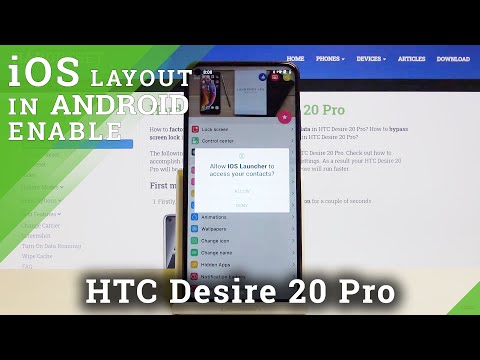 How to Install iOS Launcher in HTC Desire 20 Pro – Download Apple Layout