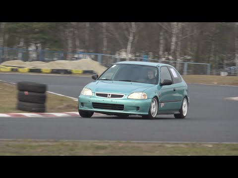 Paweł Zasada, Honda Civic | P2 w klasie 2🥈 - III SuperOES Tor Poznań - 26.02.2022