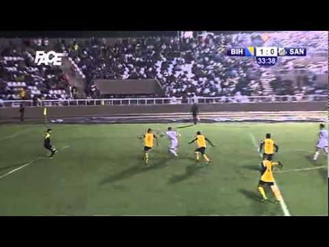 Izet Hajrovic GOAL // Bosnia Herzegovina 5 - 1 Santos