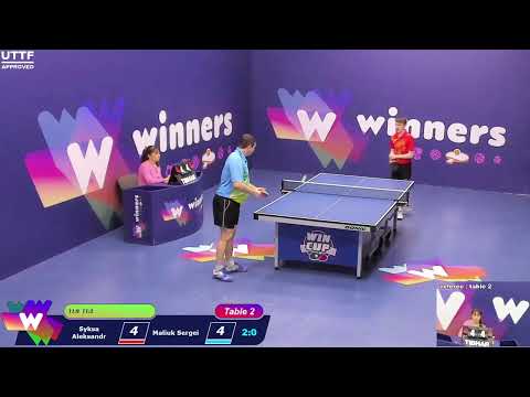 WINners CUP table 2  28.01 Syksa Aleksandr - Maliuk Sergei  22:30