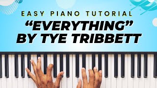EASY Gospel Piano Tutorial | “Everything”, by Tye Tribbett | Beginner friendly!