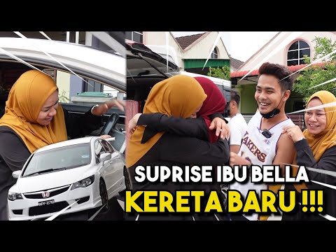 SUPRISE IBU BELLA KERETA HONDA !!! IBU BELLA BERJIWA RACER...