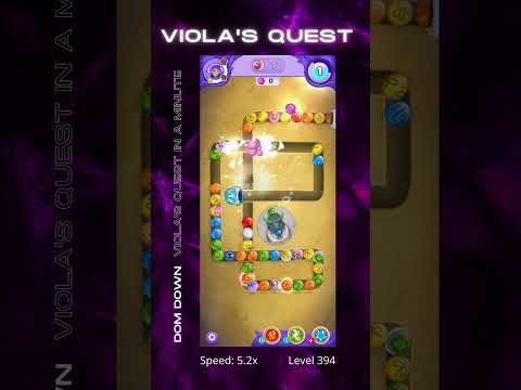 Dom Down Viola's Quest - Level 394 🟣🟠🔴 #shorts