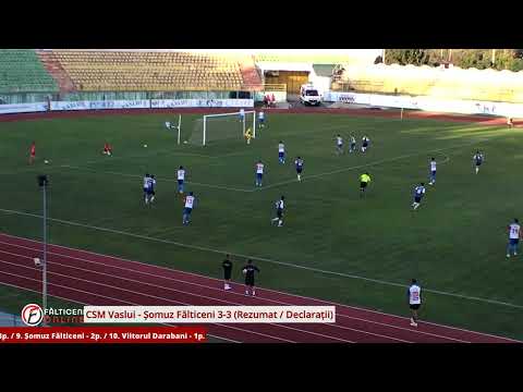 L3/E3: CSM Vaslui - Șomuz Fălticeni 3-3 (Rezumat / declarații)