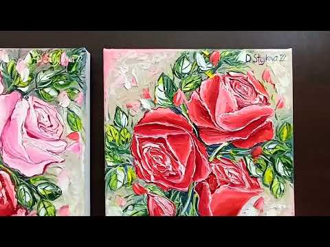 Картина с рози | Розов аромат | От Даниела Стойкова