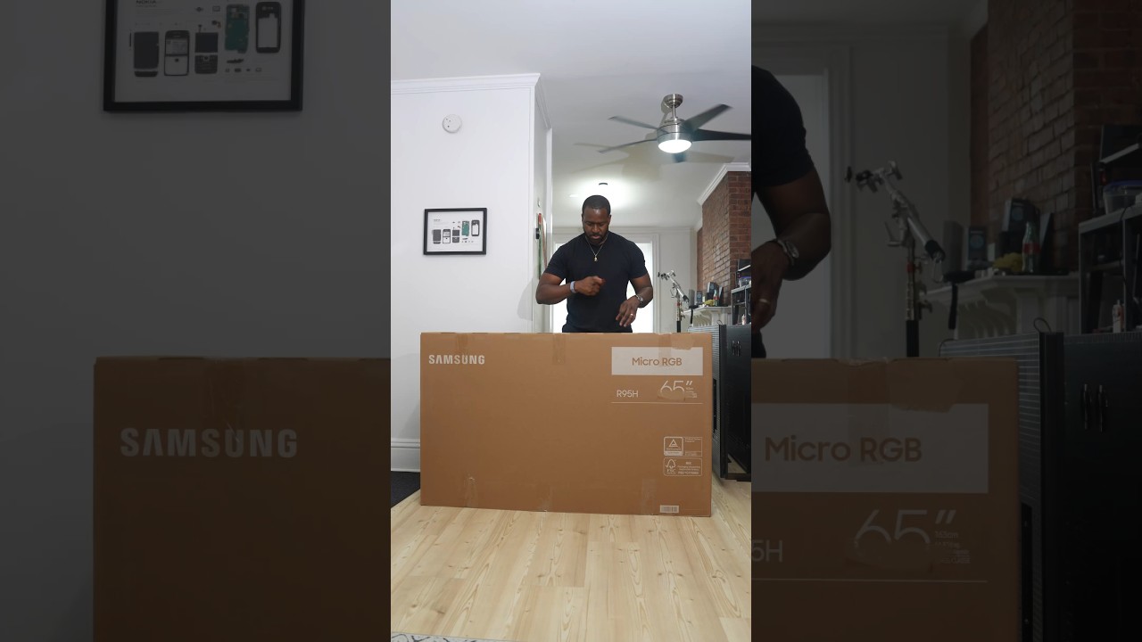 Samsung R95H MicroRGB TV Unboxing!