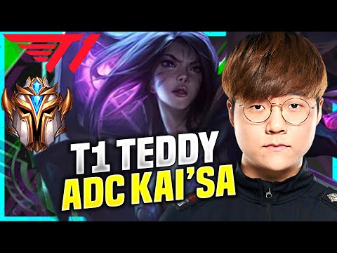 TEDDY FULL DOMINATING KAI'SA! - T1 Teddy Plays Kai'sa ADC vs Jhin! | KR SoloQ Patch 10.21