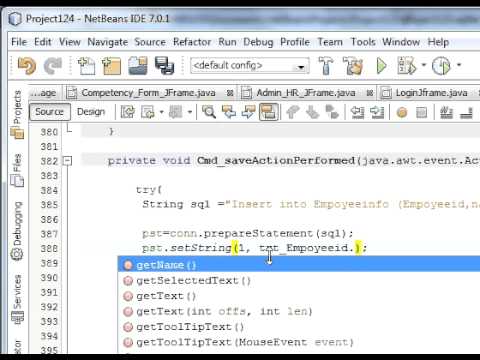 Java prog 14 How to Insert Save data from netbeans java into database Sqlite MySql