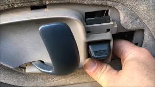 How to repair broken door lock on 1999 Chevrolet K1500