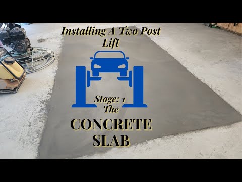 Installing a Two Post Lift: Stage 1. THE CONCRETE!!