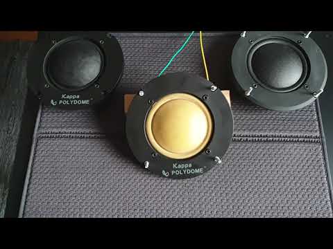 "Infinity" POLYDOME, "Midwest Speakers" cloth fabric dome, "Infinity" with cloth fabric dome