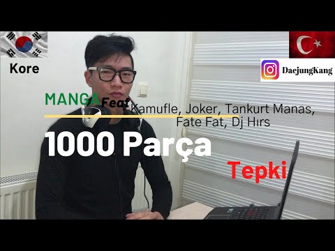 maNga feat. Kamufle, Joker, Tankurt Manas, Fate Fat, Dj Hırs - 1000 Parça | Reaction Video
