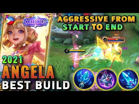 Aggressive Support | Angela Best Build 2021 | Top 1 Global Angela Build - MLBB