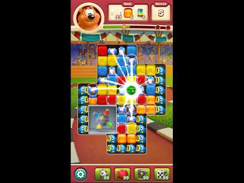 Toon Blast Level 7938 - NO BOOSTERS 🐻🐺🐱 | SKILLGAMING ✔️