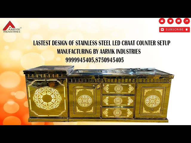 Chaat Computer New Stainless steel chaat counter - Stainless Steel Chaat Counter ...