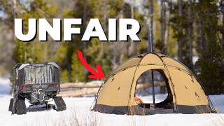 This Nordic Hot Tent Feels Like Cheating at Winter Camping