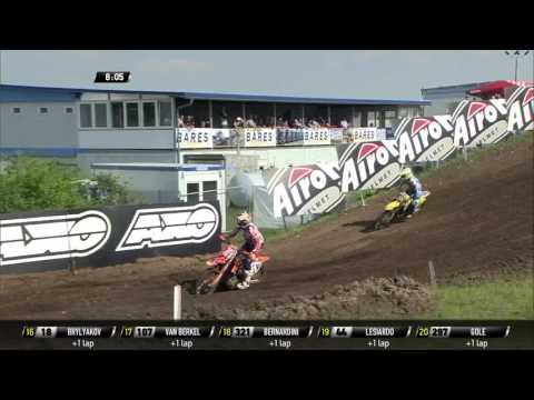 MXGP of Germany_Jeremy Seewer passes Pauls Jonass