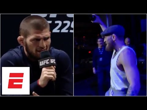Conor McGregor late to UFC 229 press conference, Khabib Nurmagomedov leaves early