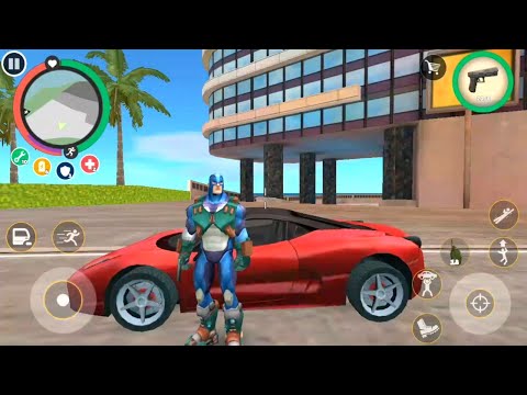 Rope hero new update version game | Casino house & army base fight with transformer ball | Games on