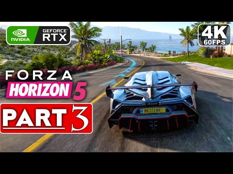 FORZA HORIZON 5 Gameplay Walkthrough Part 3 [4K 60FPS RAY TRACING PC] - No Commentary (FULL GAME)