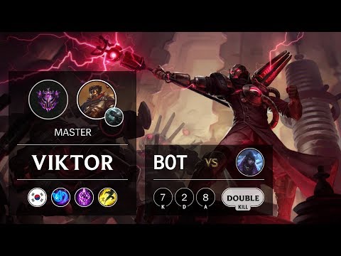 Viktor Bot vs Aphelios - KR Master Patch 10.1