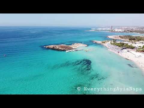 Along Nissi Beach By Drone