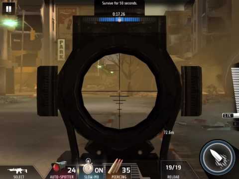 Kill Shot Bravo Region 15 Primary Mission 21 - Survive for 50 Seconds