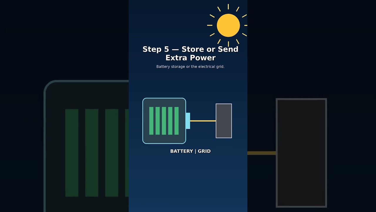 Solar Panels Explained How They Really Work #cleanenergy #solar #solarrepair #Shorts