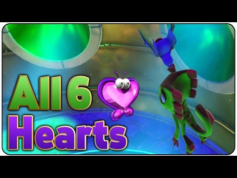Yooka-Laylee - All 6 Health Extender Item Locations