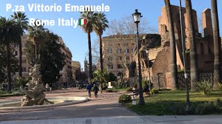 P.za Vittorio Emanuele Rome Italy || Beatriz and Giulio