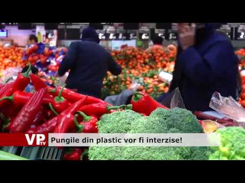 Pungile din plastic vor fi interzise