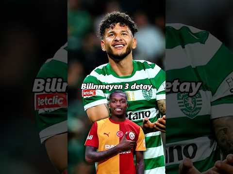 Sporting Lizbon Galatasaray maçı ile ilgili bilinmeyen 3 detay #shorts #futbol #galatasaray