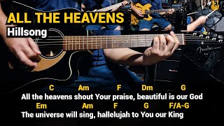 ALL THE HEAVENS - Hillsong (Guitar Tutorial with Chords Lyrics)